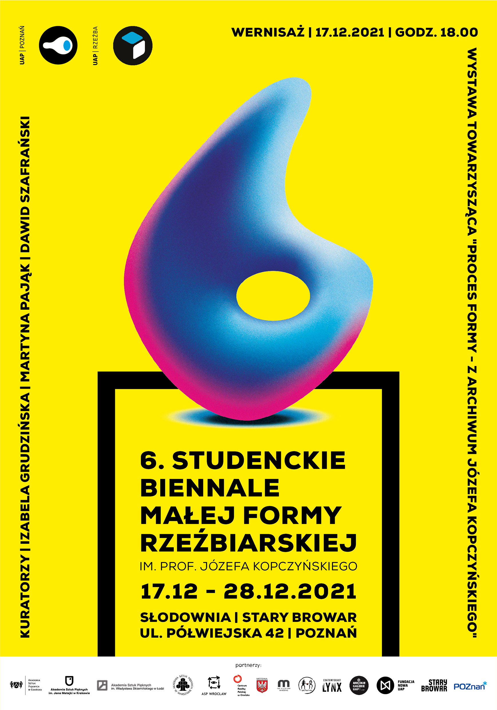 plakat studenckie biennale małej formy rzeźbiarskiej